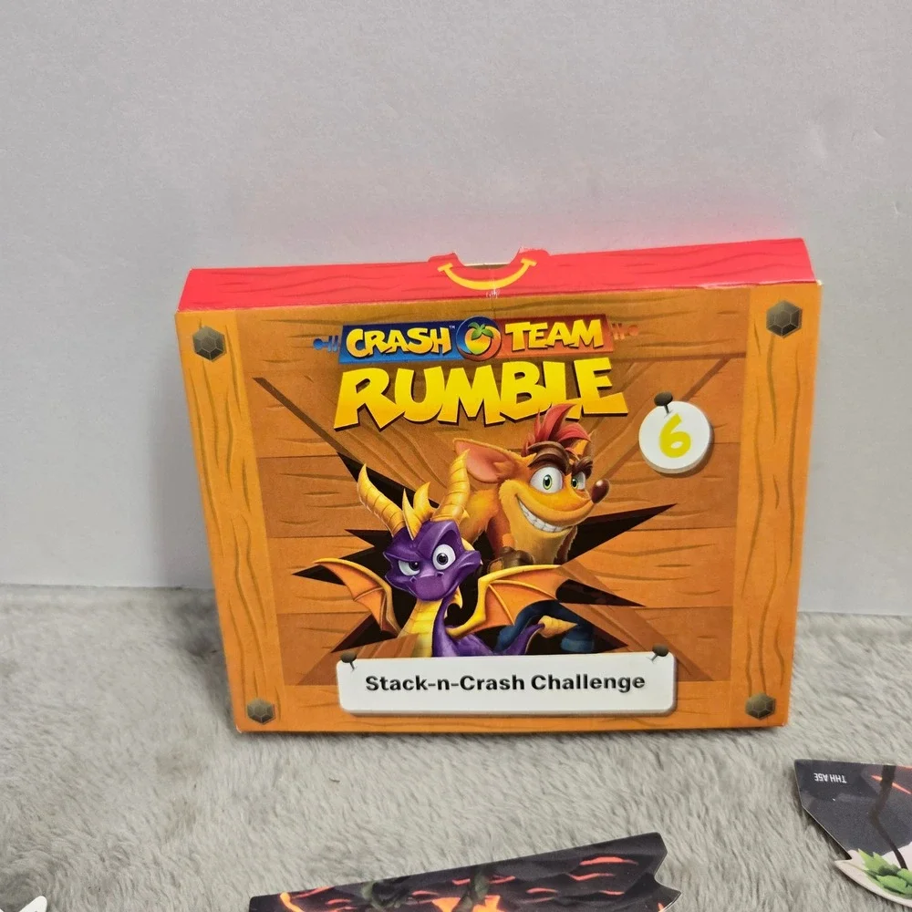 2023 McDonalds Crash Team Rumble Stack-n-Crash Challenge Game Spyro Activision